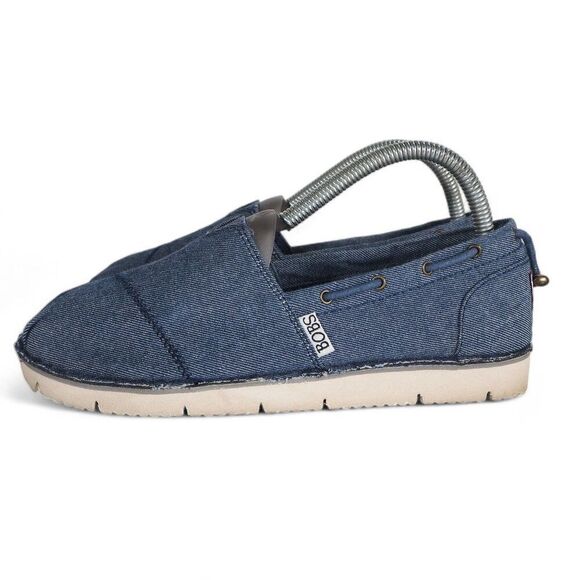 BOBS by Skechers Chill Flex New Groove Blue Denim 34315 Women's 8 - Picture 2 of 11